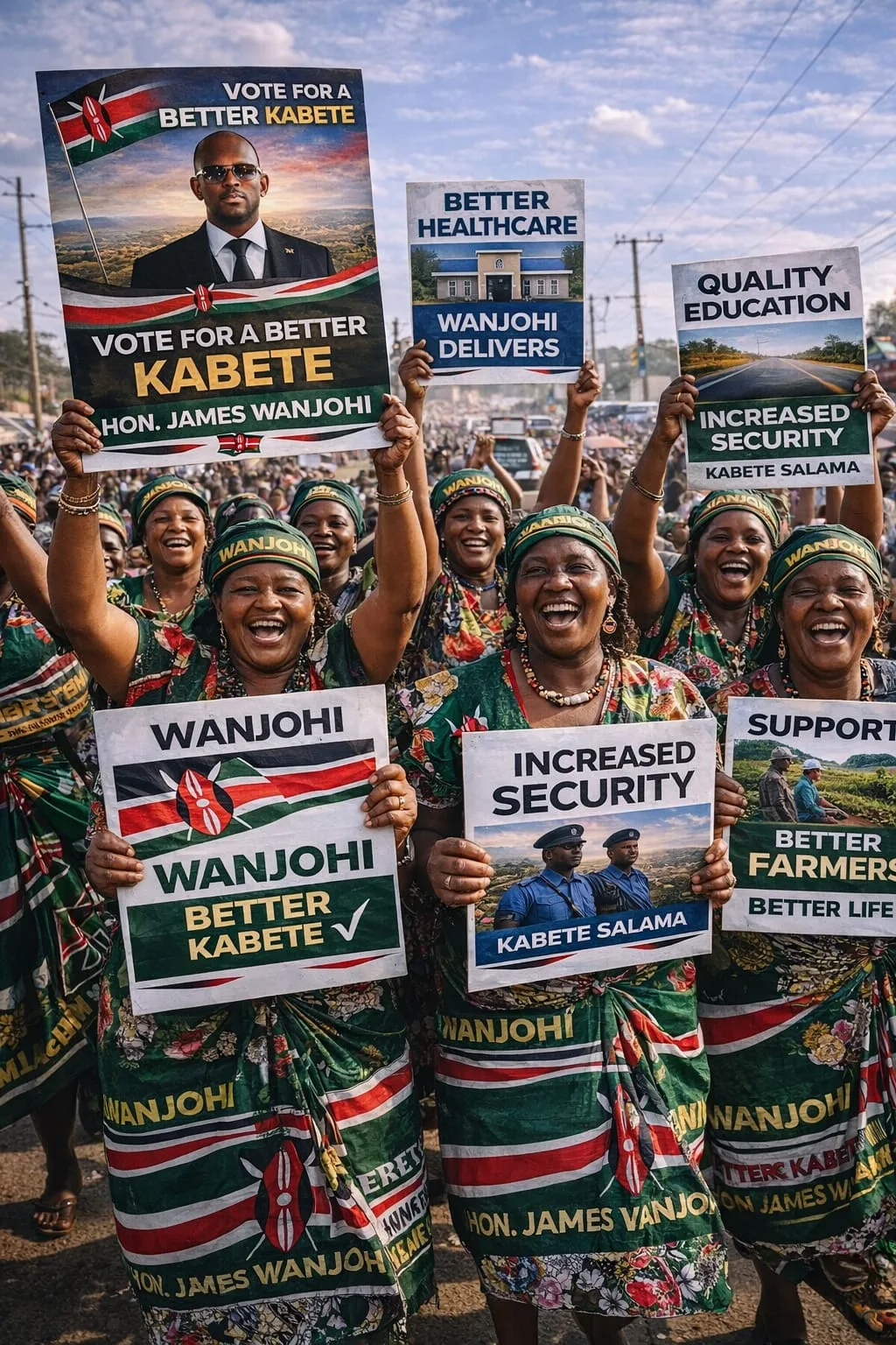 Hon. James Wanjohi in Kabete